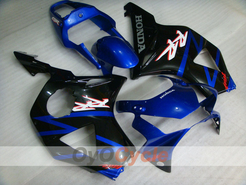 Einspritzverkleidungs-Set für CBR900RR 954, Baujahre 02-03 - Blau, Schwarz - Fireblade #OYO87904886 Hauptbild