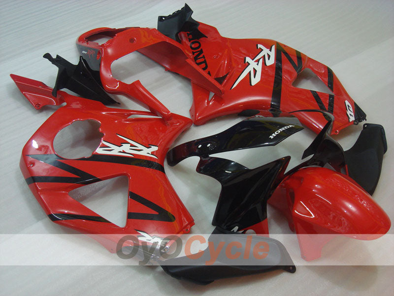 Einspritzverkleidungs-Set für CBR900RR 954, Baujahre 02-03 - Rot, Schwarz - Fireblade #OYO87904887 Hauptbild