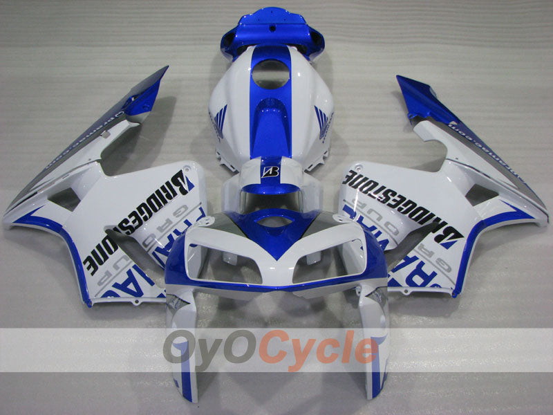 Verkleidungssatz für Einspritzung für 03-04 CBR600RR - Blau, Weiß - PRAMAC #OYO87904898 Zweitbild