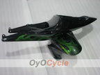 Verkleidungssatz für Einspritzung für 03-04 CBR600RR - Grün, Schwarz - Flammen #OYO87904899