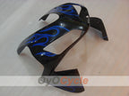 Verkleidungssatz für Einspritzmodelle 03-04 CBR600RR - Blau, Schwarz - Flamme #OYO87904903