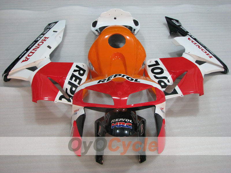 Einspritzverkleidungssatz für CBR600RR 05-06 - Rot, Orange, Weiß - MICHELIN, RK, Repsol #OYO87904915 Zweitbild