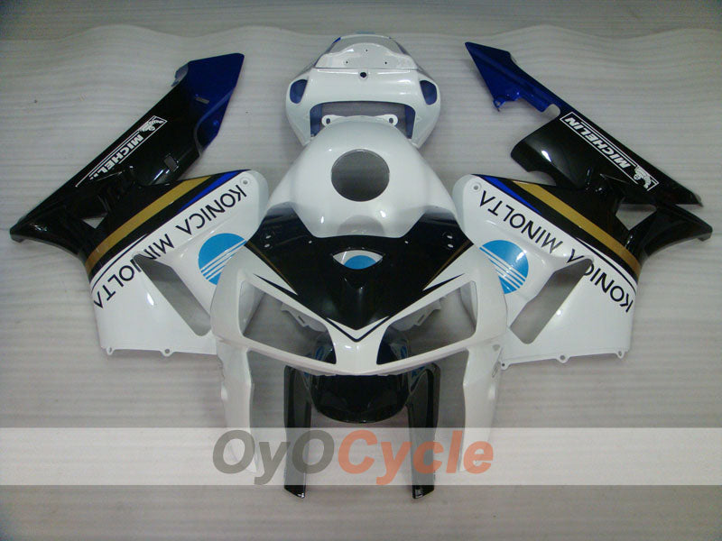 Einspritzverkleidungssatz für CBR600RR 05-06 - Weiß, Schwarz - Konica Minolta, MICHELIN #OYO87904925 Zweitbild