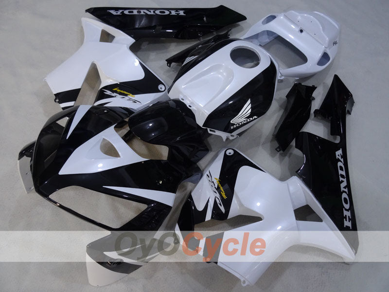 Einspritz-Verkleidungssatz für 05-06 CBR600RR - Weiß, Schwarz - Werksstil #OYO87904929 Hauptbild