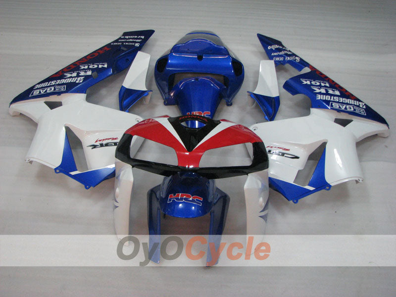 Einspritz-Verkleidungssatz für 05-06 CBR600RR - Blau, Weiß - Werksstil #OYO87904933 Zweitbild