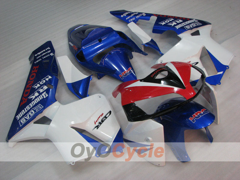 Einspritz-Verkleidungssatz für 05-06 CBR600RR - Blau, Weiß - Werksstil #OYO87904933 Hauptbild