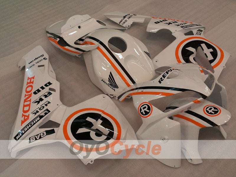 Einspritz-Verkleidungssatz für 05-06 CBR600RR - Weiß - MICHELIN, RK, Repsol #OYO87904934 Hauptbild
