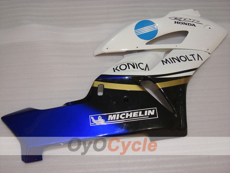 Einspritzverkleidungssatz für CBR1000RR 04-05 - Weiß, Schwarz - Konica Minolta #OYO87904943