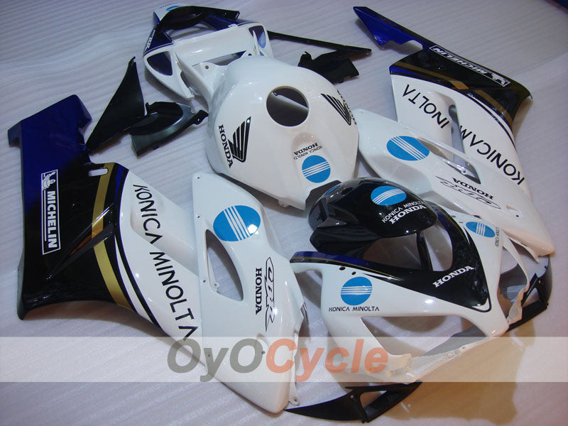Einspritzverkleidungssatz für CBR1000RR 04-05 - Weiß, Schwarz - Konica Minolta #OYO87904943 Hauptbild