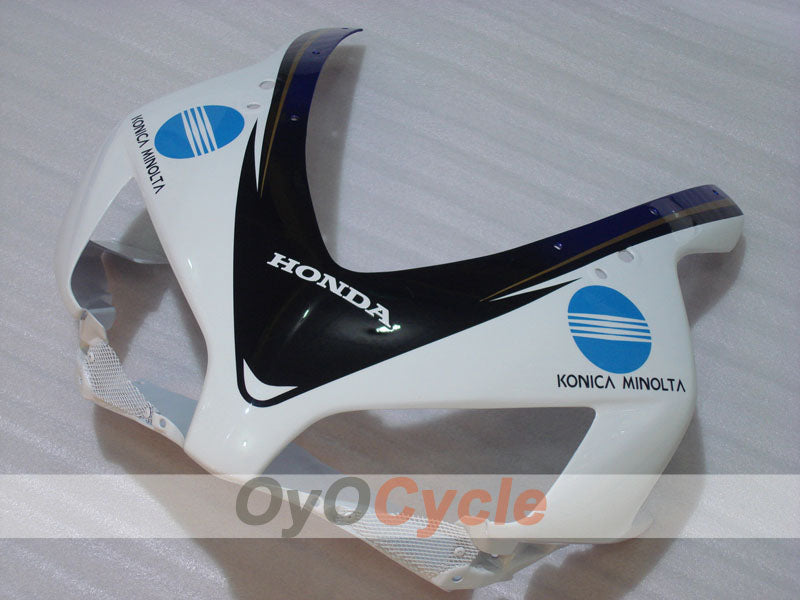 Einspritzverkleidungssatz für CBR1000RR 04-05 - Weiß, Schwarz - Konica Minolta #OYO87904943