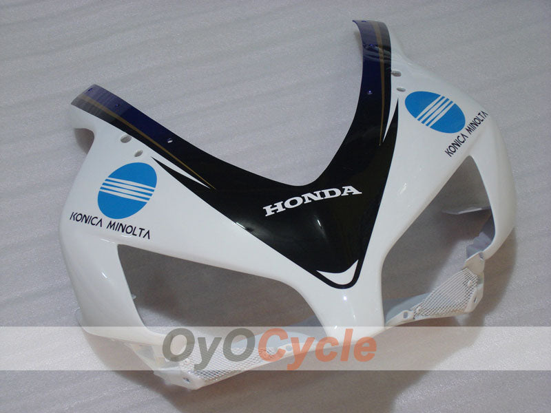 Einspritzverkleidungssatz für CBR1000RR 04-05 - Weiß, Schwarz - Konica Minolta #OYO87904943
