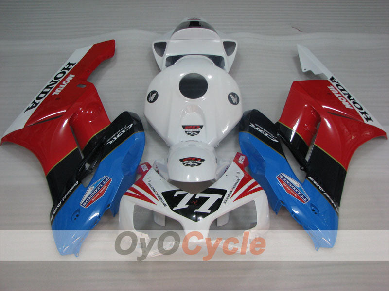 Einspritzverkleidungssatz für CBR1000RR 04-05 - Rot, Blau, Weiß - MOTUL #OYO87904949 Zweitbild
