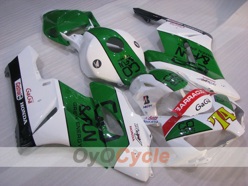 Einspritzverkleidungssatz für CBR1000RR 04-05 - Grün, Weiß - GO&FUN #OYO87904950 Zweitbild