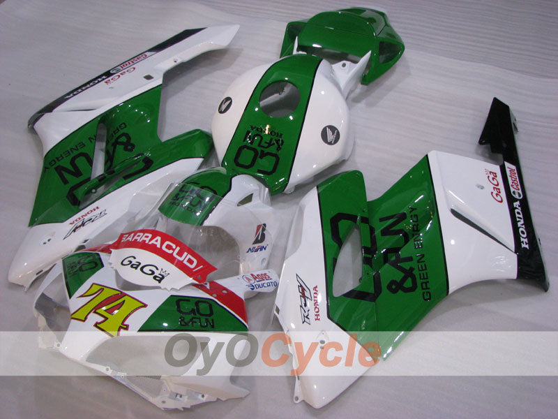 Einspritzverkleidungssatz für CBR1000RR 04-05 - Grün, Weiß - GO&FUN #OYO87904950 Hauptbild