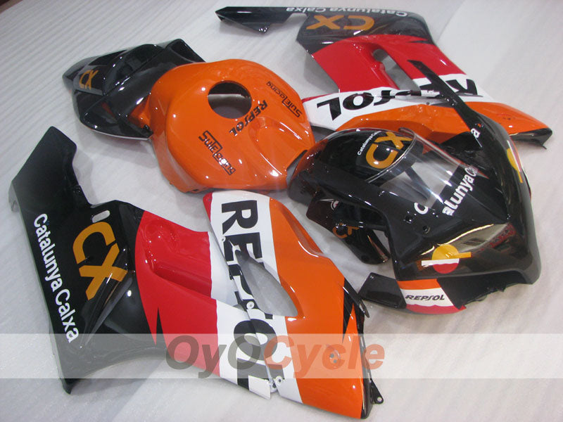 Einspritzverkleidungssatz für CBR1000RR 04-05 - Orange, Schwarz, Matt - Repsol CX #OYO87904951 Hauptbild