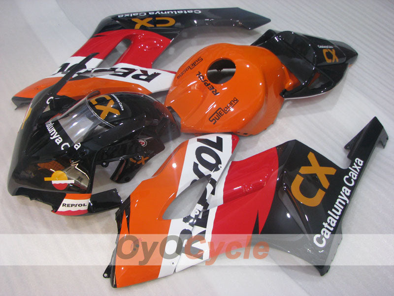 Einspritzverkleidungssatz für CBR1000RR 04-05 - Orange, Schwarz, Matt - Repsol CX #OYO87904951 Zweitbild