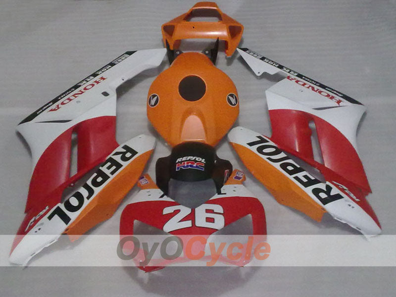 Einspritzverkleidungssatz für CBR1000RR 04-05 - Orange, Weiß, Matt - Repsol #OYO87904953 Hauptbild