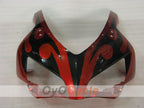 Einspritzverkleidungssatz für CBR1000RR 04-05 - Orange, Schwarz - Flame #OYO87904957