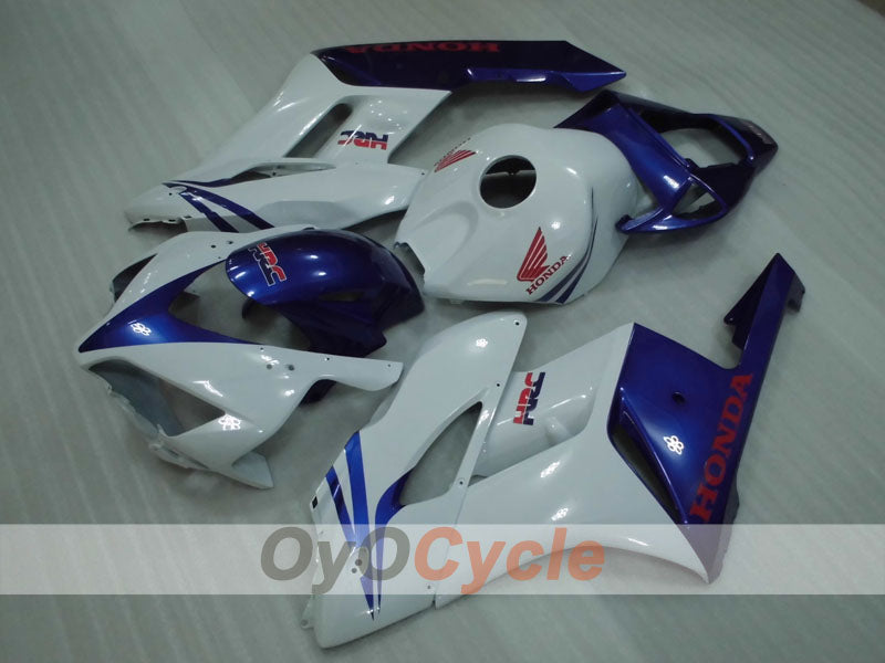 Einspritzverkleidungssatz für CBR1000RR 04-05 - Blau, Weiß - Werksstil, HRC #OYO87904961 Zweitbild