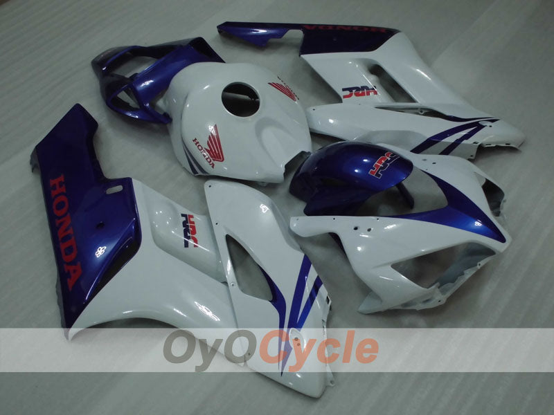 Einspritzverkleidungssatz für CBR1000RR 04-05 - Blau, Weiß - Werksstil, HRC #OYO87904961 Hauptbild