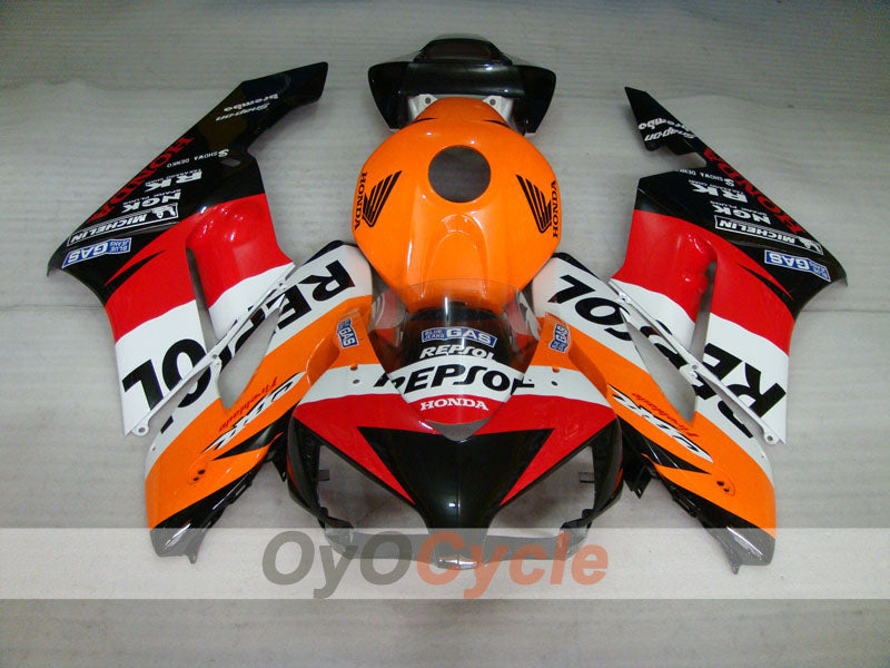Einspritzverkleidungs-Kit für CBR1000RR 04-05 - Orange, Schwarz - Repsol #OYO87904964 Zweitbild