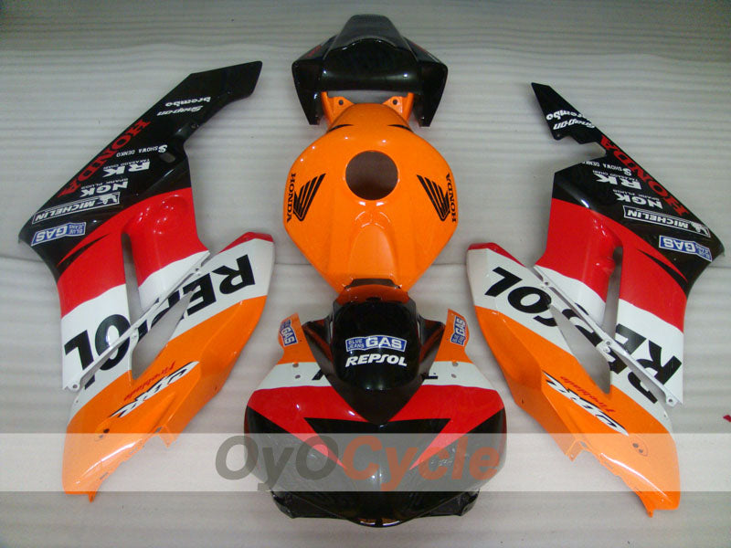 Einspritzverkleidungs-Kit für CBR1000RR 04-05 - Orange, Schwarz - Repsol #OYO87904965 Zweitbild