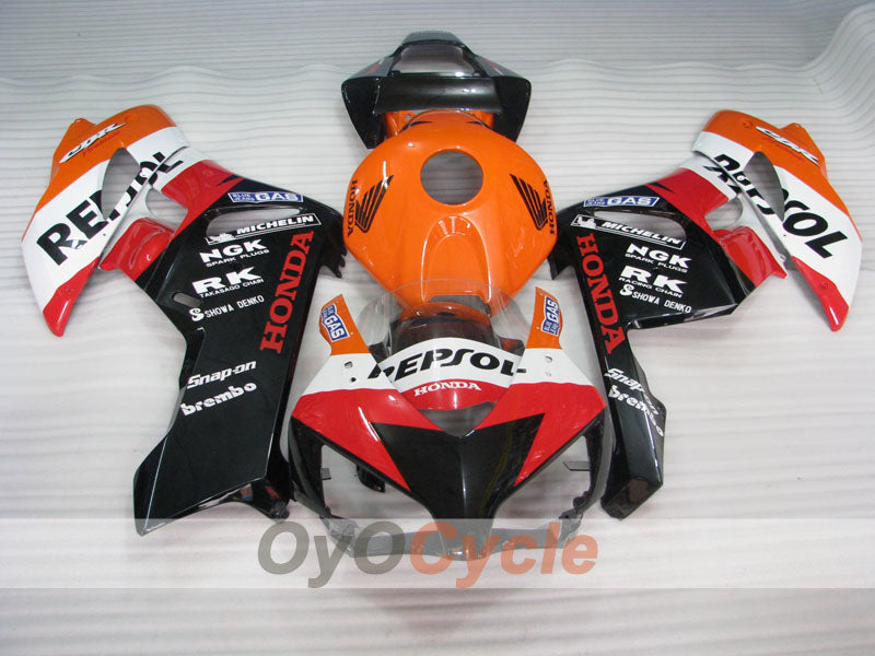 Einspritzverkleidungs-Kit für CBR1000RR 04-05 - Orange, Schwarz - Repsol #OYO87904966 Zweitbild