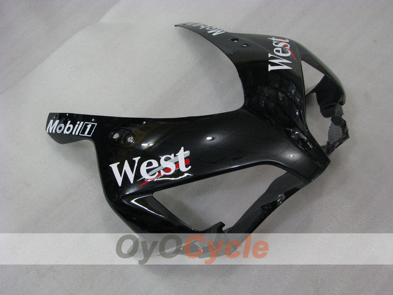 Einspritzverkleidungs-Kit für CBR1000RR 04-05 - Weiß, Schwarz - West #OYO87904970