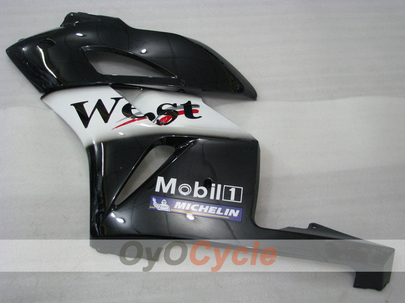 Einspritzverkleidungs-Kit für CBR1000RR 04-05 - Weiß, Schwarz - West #OYO87904970