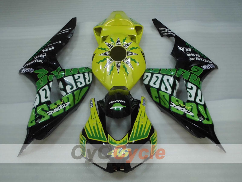 Einspritzverkleidungs-Kit für CBR1000RR 06-07 - Gelb, Schwarz - Rossi #OYO87904975 Zweitbild