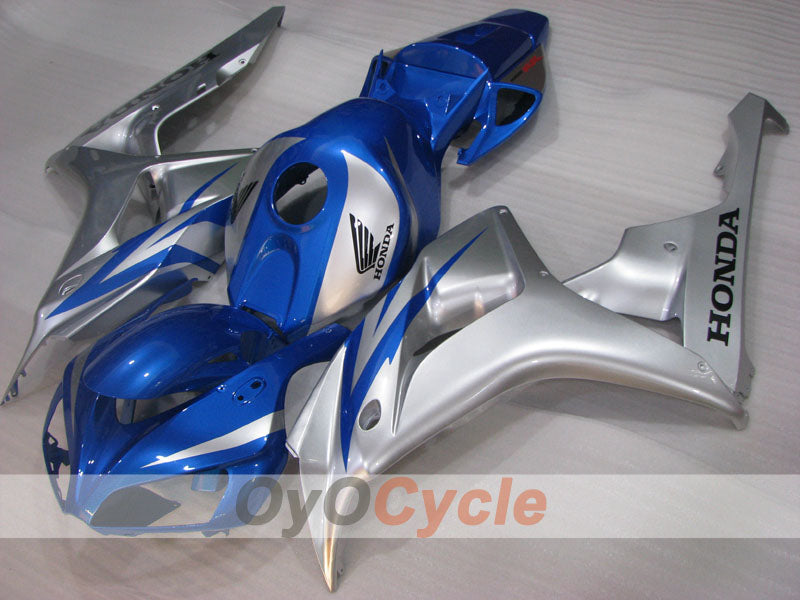 Einspritz-Verkleidungskit für CBR1000RR 06-07 - Blau, Silber - Werksstil #OYO87904986 Zweitbild