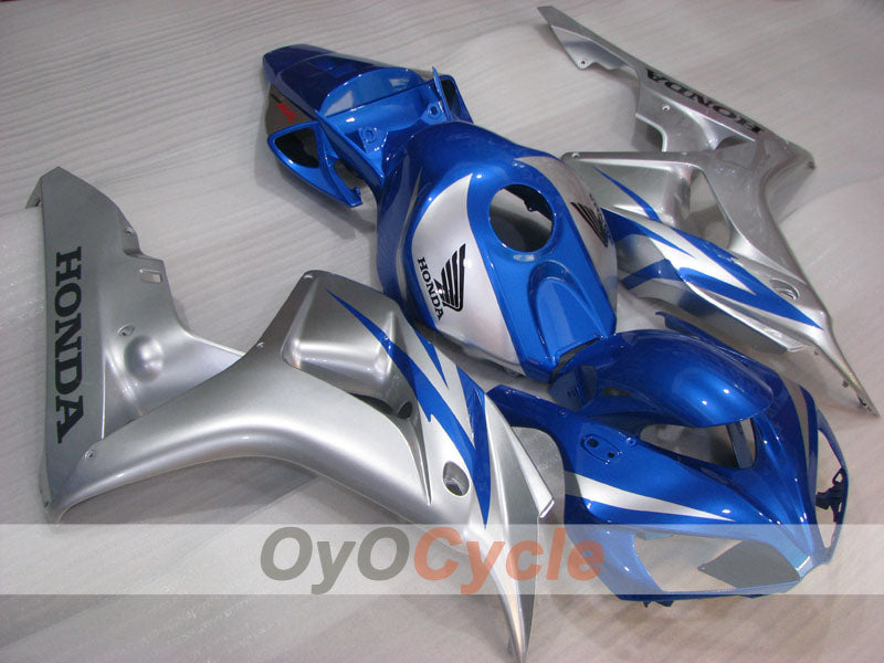 Einspritz-Verkleidungskit für CBR1000RR 06-07 - Blau, Silber - Werksstil #OYO87904986 Hauptbild