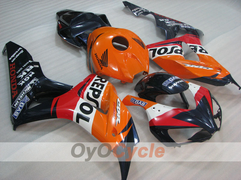 Einspritz-Verkleidungskit für CBR1000RR 06-07 - Orange, Schwarz - Repsol #OYO87904988