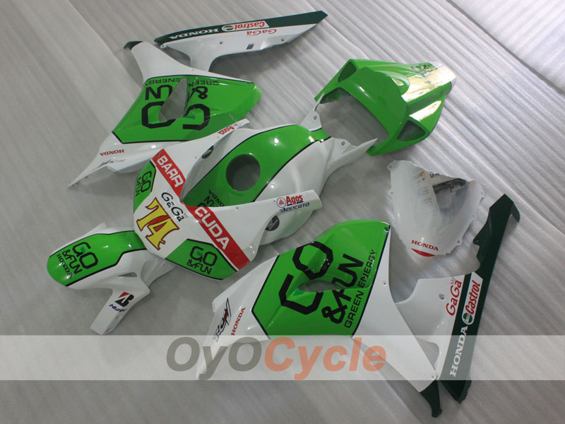 Einspritzverkleidungssatz für CBR1000RR 06-07 - Grün, Weiß - GO&FUN #OYO87904989 Zweitbild