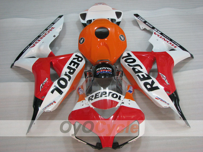 Einspritzverkleidungssatz für CBR1000RR 06-07 - Orange, Weiß - Repsol #OYO87904990 Zweitbild