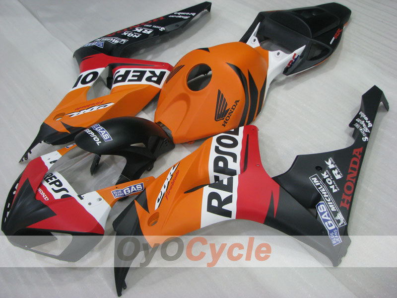 Einspritzverkleidungssatz für CBR1000RR 06-07 - Orange, Schwarz - Repsol #OYO87904991 Hauptbild