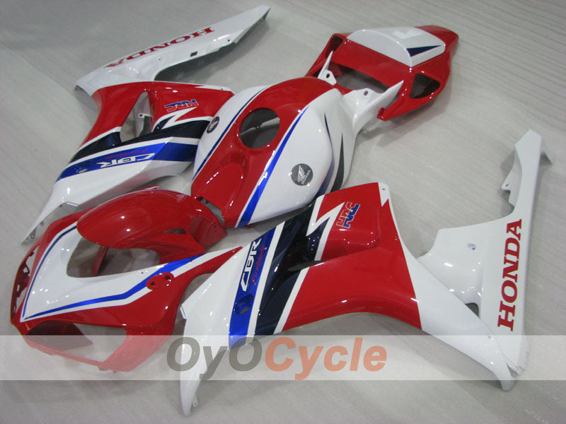 Einspritzverkleidungssatz für CBR1000RR 06-07 - Orange, Weiß - HRC #OYO87904992 Hauptbild