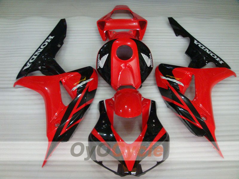Einspritzverkleidungssatz für CBR1000RR 06-07 - Rot, Schwarz - Werksstil #OYO87905001 Zweitbild