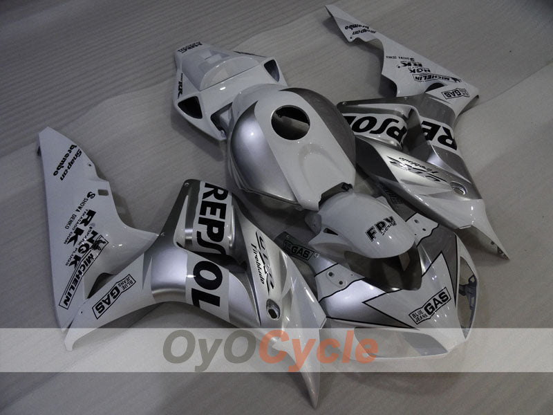 Einspritz-Verkleidungskit für CBR1000RR 06-07 - Weiß, Silber - Repsol #OYO87905002 Hauptbild