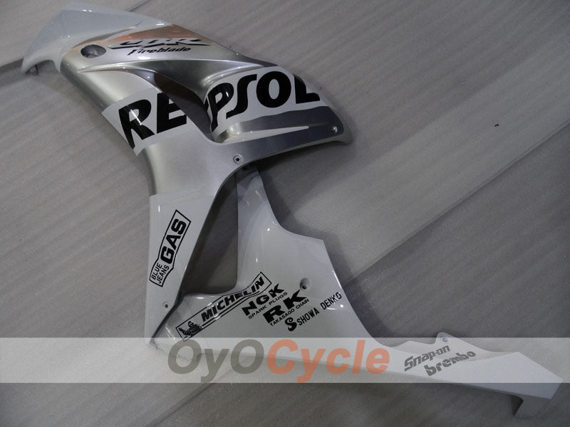 Einspritz-Verkleidungskit für CBR1000RR 06-07 - Weiß, Silber - Repsol #OYO87905002