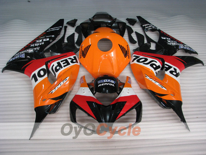 Einspritz-Verkleidungskit für CBR1000RR 06-07 - Orange, Schwarz - Repsol #OYO87905003 Zweitbild