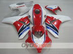 Einspritz-Verkleidungskit für CBR1000RR 08-11 - Rot, Weiß - HRC #OYO87905009
