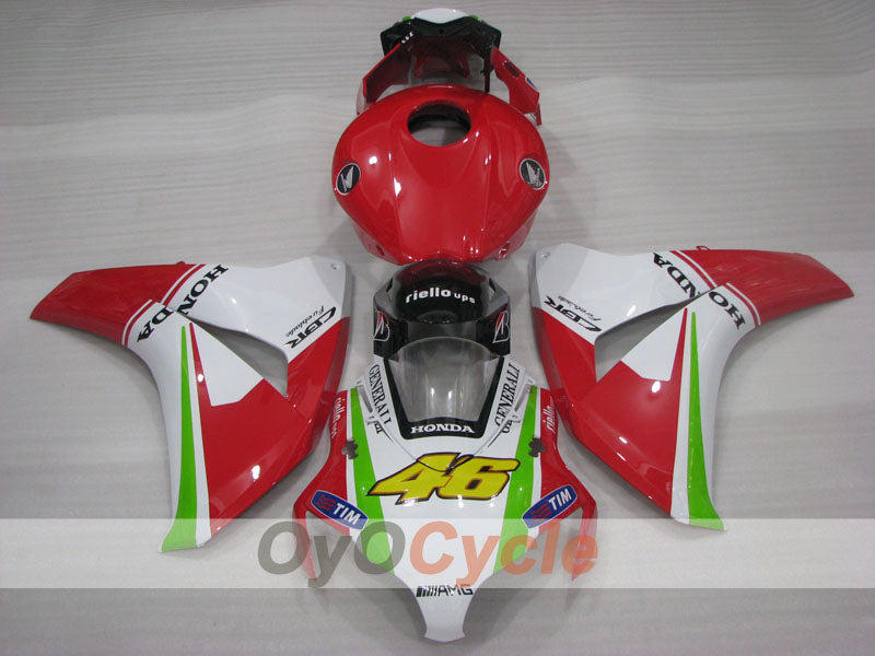 Einspritz-Verkleidungskit für CBR1000RR 08-11 - Rot, Weiß - Individuell angepasst #OYO87905010 Zweitbild