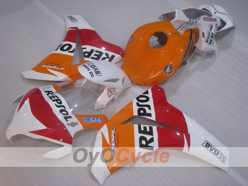 Einspritz-Verkleidungskit für CBR1000RR 08-11 - Rot, Orange, Weiß - Repsol #OYO87905011 Zweitbild