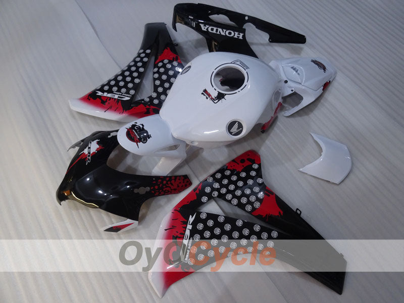 Einspritz-Verkleidungskit für CBR1000RR 08-11 - Weiß, Schwarz - Individuell angepasst #OYO87905013 Zweitbild
