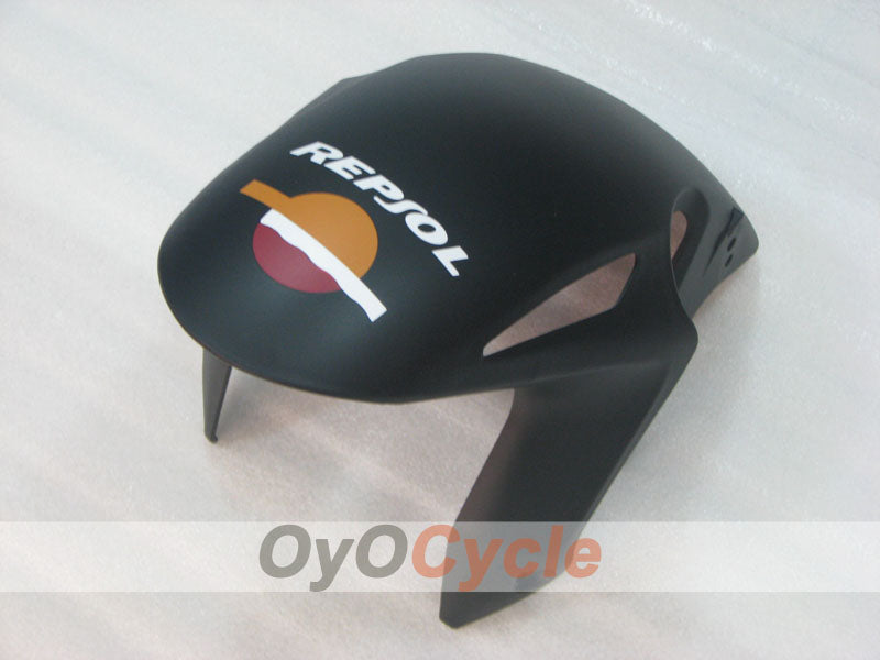 Spritzguss-Verkleidungssatz für CBR1000RR 08-11 - Orange, Schwarz - Rossi #OYO87905018