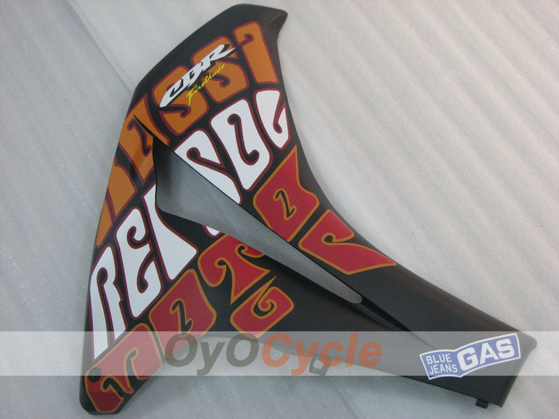 Spritzguss-Verkleidungssatz für CBR1000RR 08-11 - Orange, Schwarz - Rossi #OYO87905018
