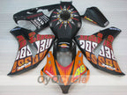 Spritzguss-Verkleidungssatz für CBR1000RR 08-11 - Orange, Schwarz - Rossi #OYO87905018