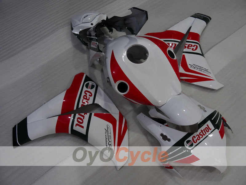 Spritzguss-Verkleidungssatz für CBR1000RR 08-11 - Rot, Weiß - Castrol #OYO87905025 Hauptbild