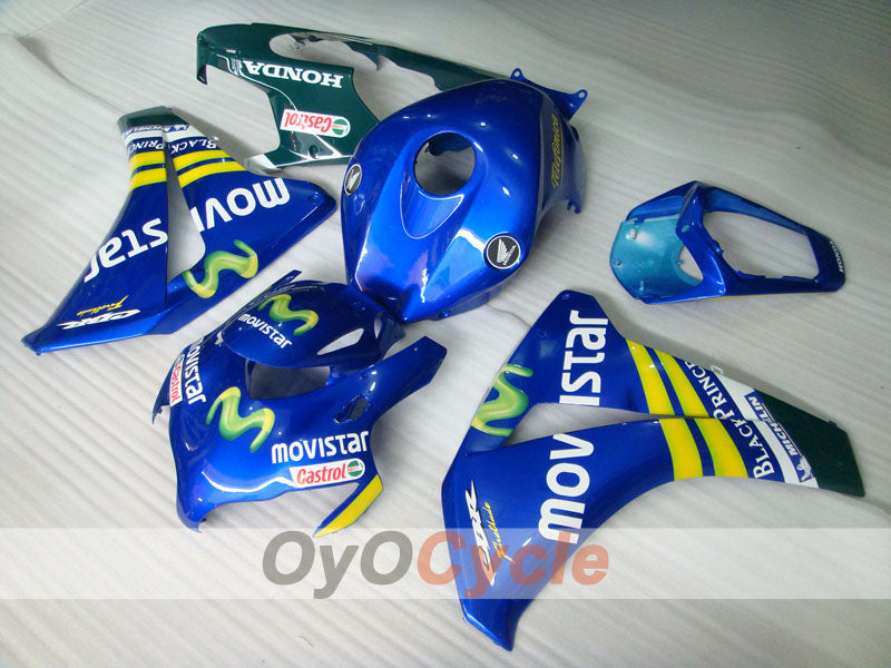 Verkleidungssatz für Einspritzung für CBR1000RR 08-11 - Gelb, Blau - Movistar #OYO87905030 Zweitbild